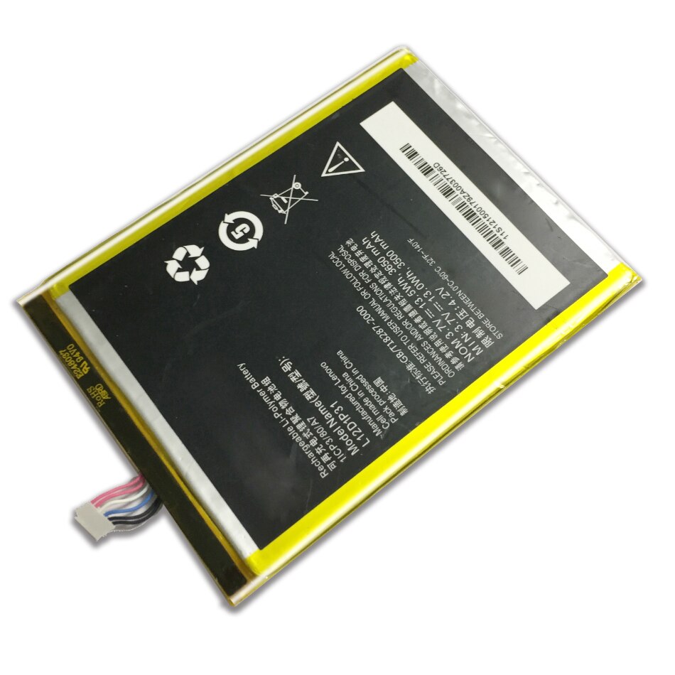 Replacement Battery 3650mAh for Lenovo IdeaTab Lepad A1000-L A1010 A3000 A3300 A5000