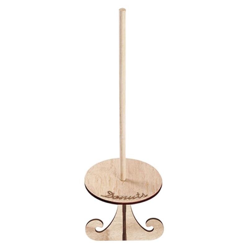 Soporte de madera para Donuts, de cumpleaños, boda, puesto de exhibición para postre: C