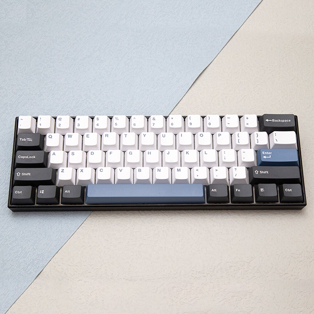 Double Shot Keycaps GMK Clone Arctic PBT OEM Keycap For Cherry Gaming Mechanical Keyboard Gateron/Kailh/Mx Switch 61 64 68 980M