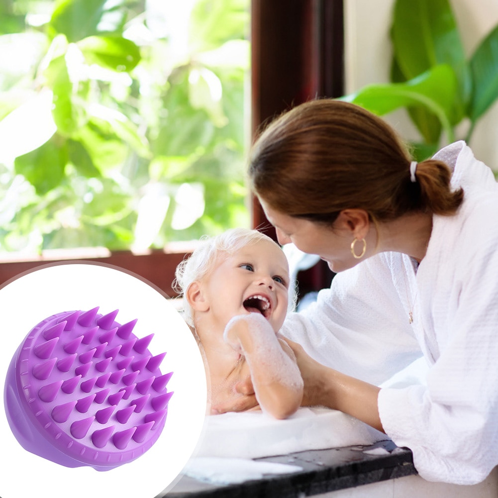 bébé shampooing cuir chevelu brosse offre spéciale pointu cheveux brosse shampooing cuir chevelu peigne tête cheveux lavage nettoyage masseur pour enfants #38