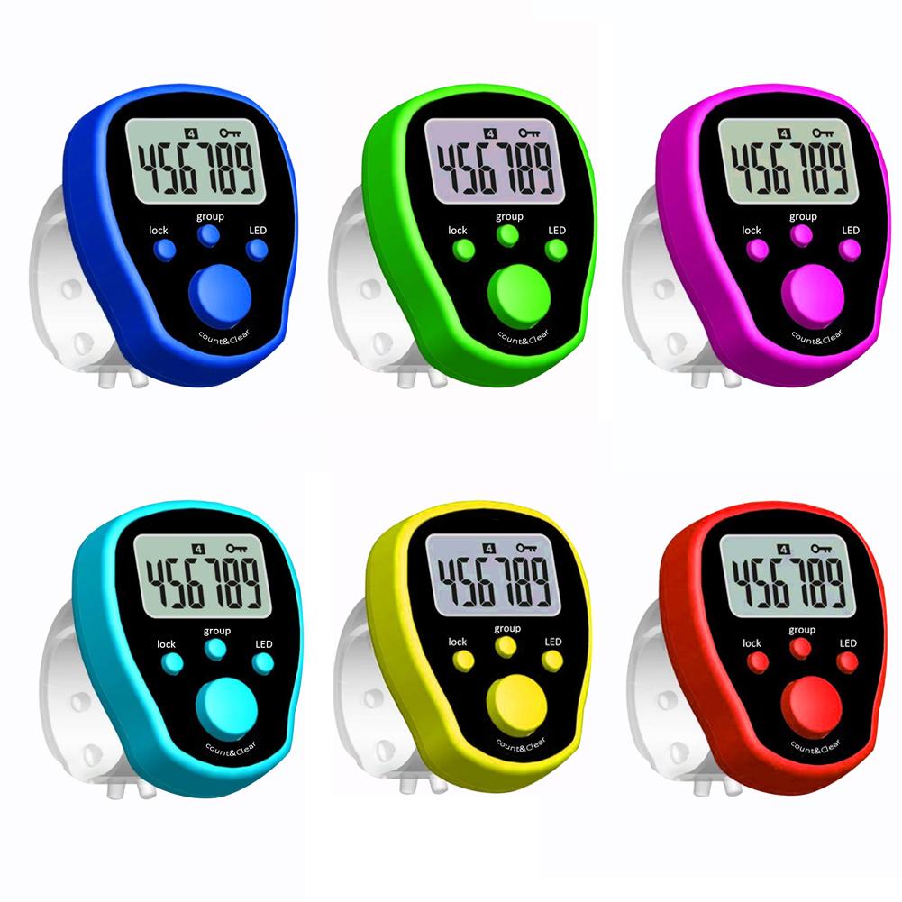 Five Groups of Counters Finger Electronic Counter LED Electronic Counter Color Random: Default Title
