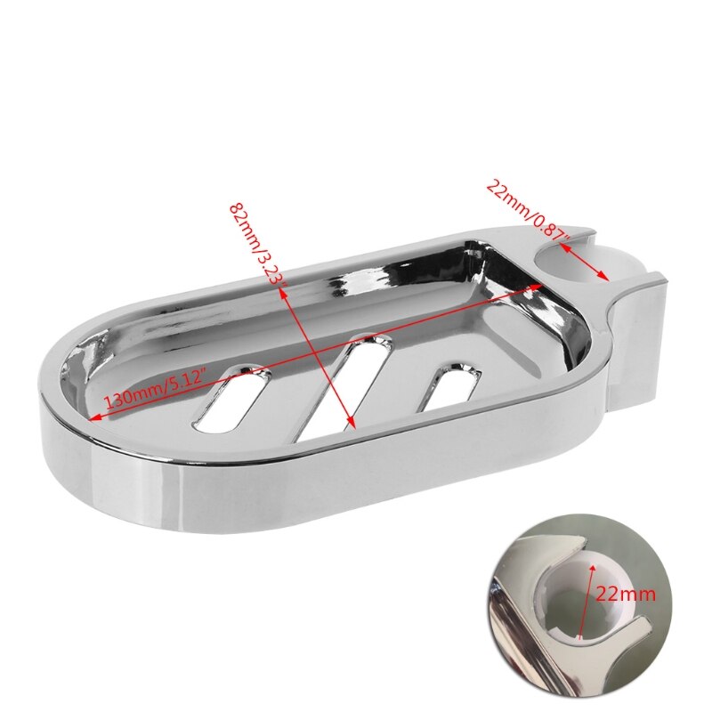 Wall Mounted ABS Soap Box Slide Bar Soap Dish Holder Replacement Soap Pallet Soap Dishes Bathroom Hardware