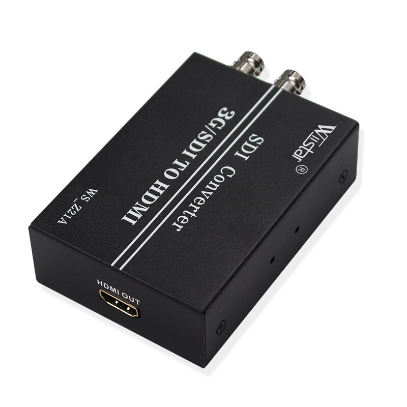 Wiistar 3G SDI to HDMI&sdi Converter Box 1080p for HDTV Monitor HD-SDI to HDMI Converter