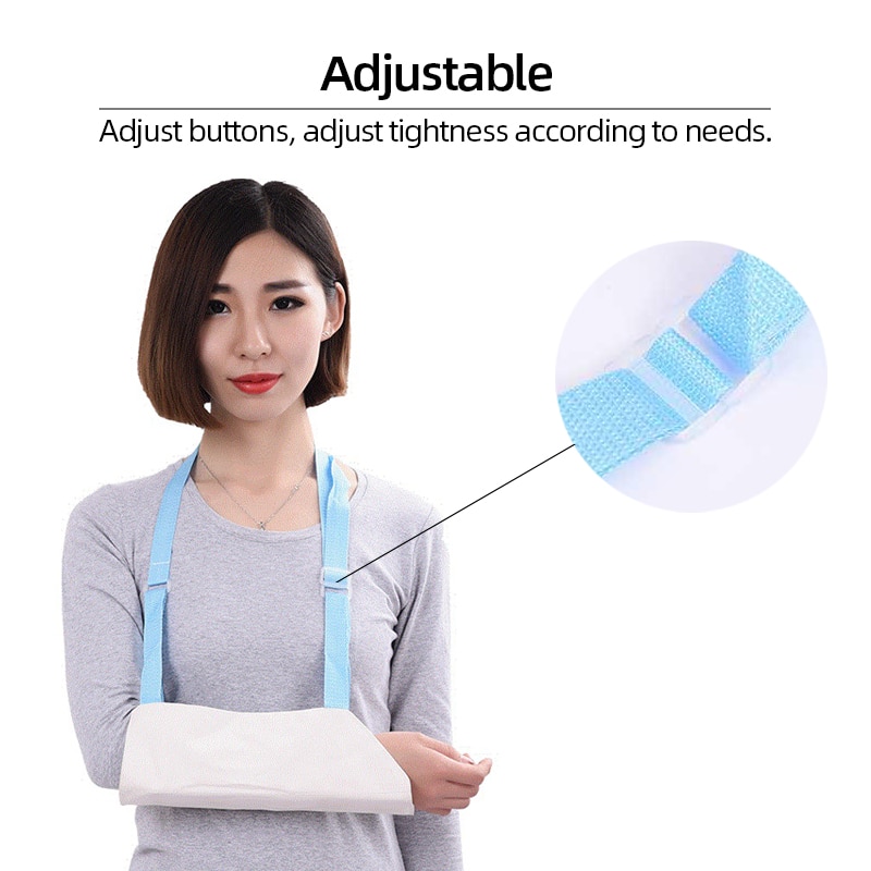 Forearm Fracture Sling Upper Arm,Small Arm Injury Bone Fixed Splint Plaster Neck Strap Hanging Belt