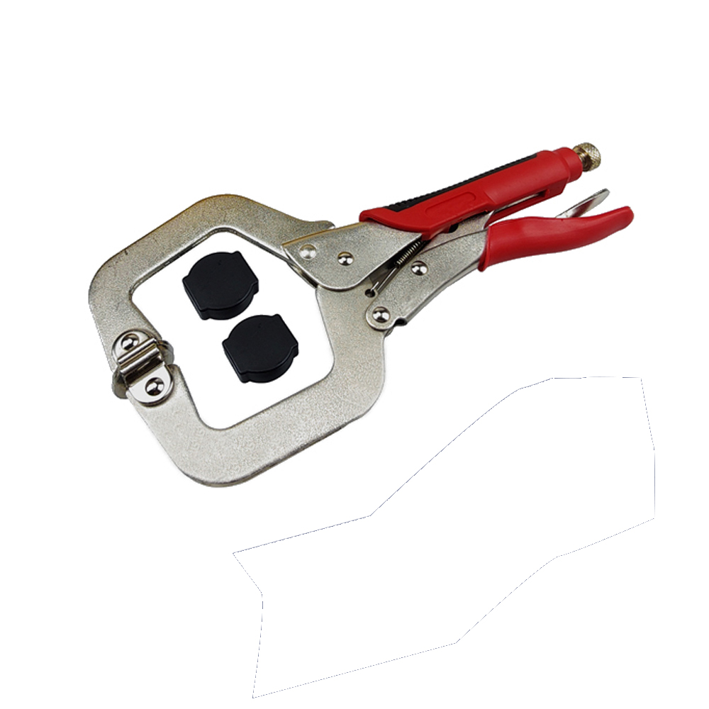 Drawer Track Installation Jig Auxiliary Positioning Holder Locking Pliers Drawer Slide Jig Mounting Cabinet Woodworking Tools: Red