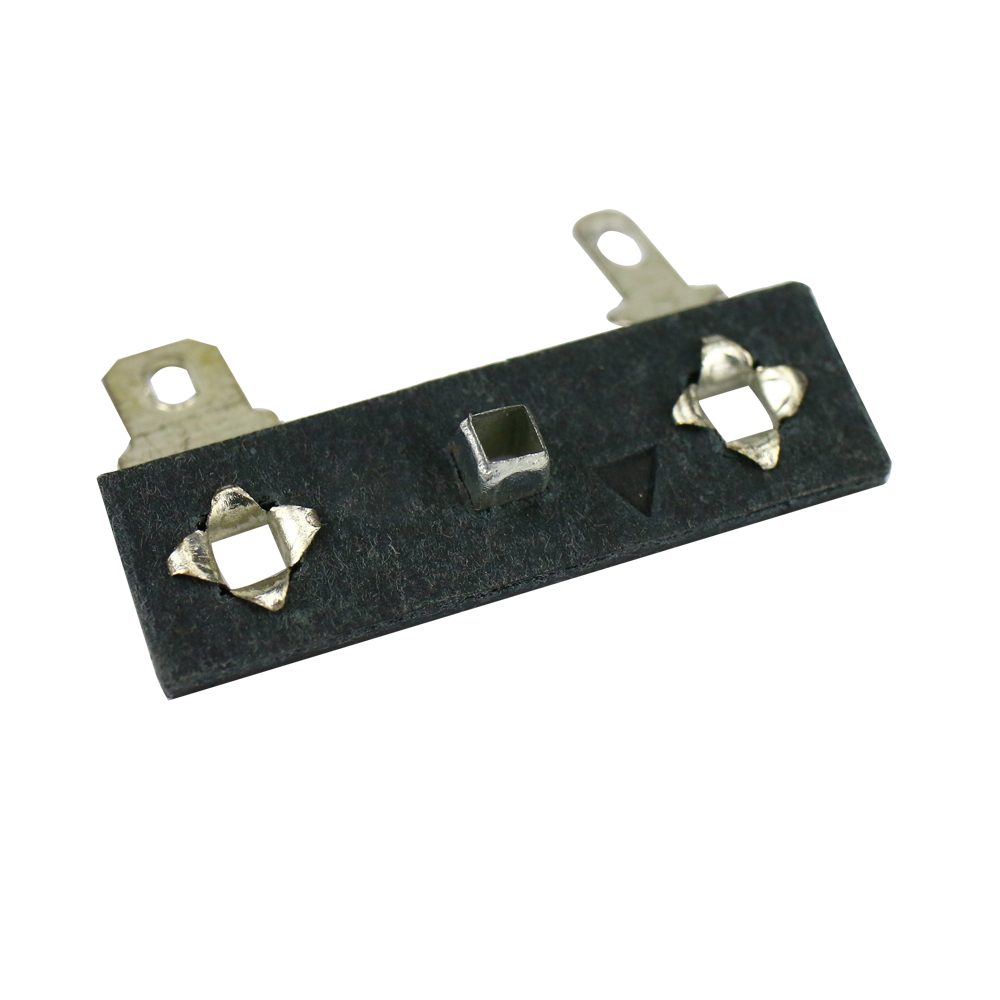 GHXAMP Speaker Cable Lugs Soldering 2-pin Horn Lead Tab Copper Silver Plated Lead Terminal Lug Horn Soldering Lug 2PCS