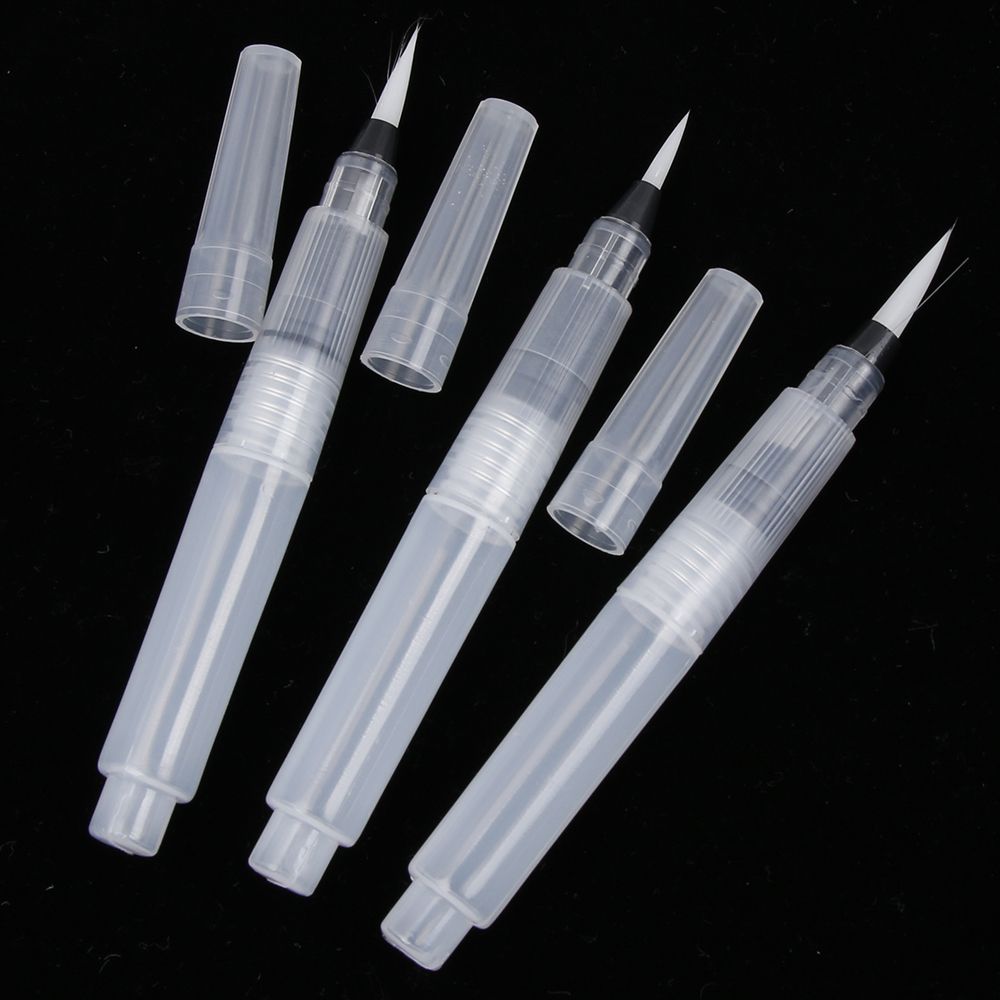 Navulbare Inkt Pen Voor Water Borstel Aquarel Zachte Kalligrafie Schilderen Tool 3 Maat S/M/L Illustratie Pen marker Pen Tekening