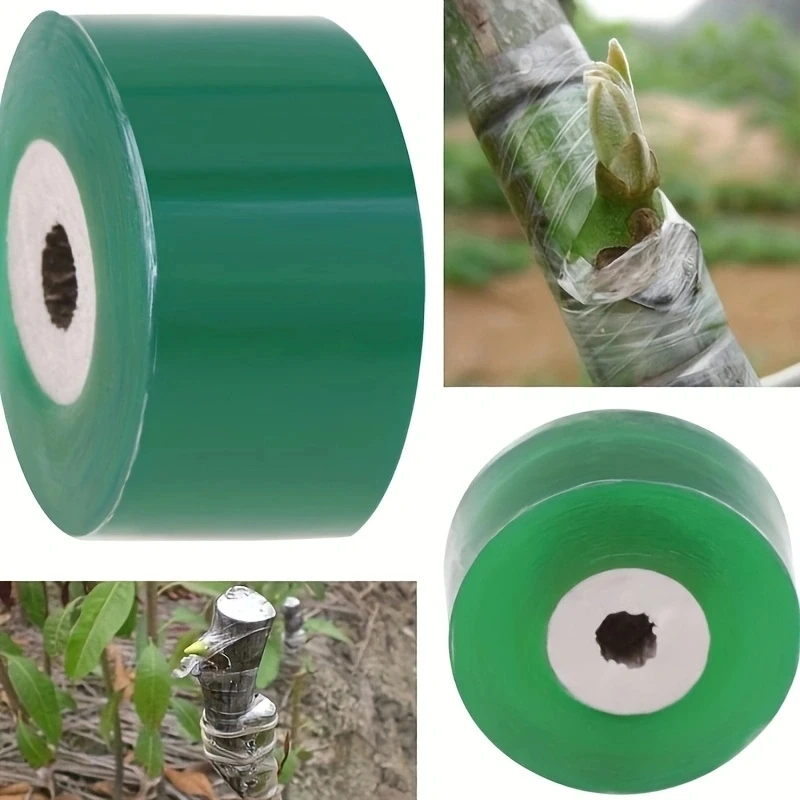 Cinta autoadhesiva de PE para injerto, película estirable para jardín, árboles, plantas, plántulas, vid, tomate, accesorios para injerto
