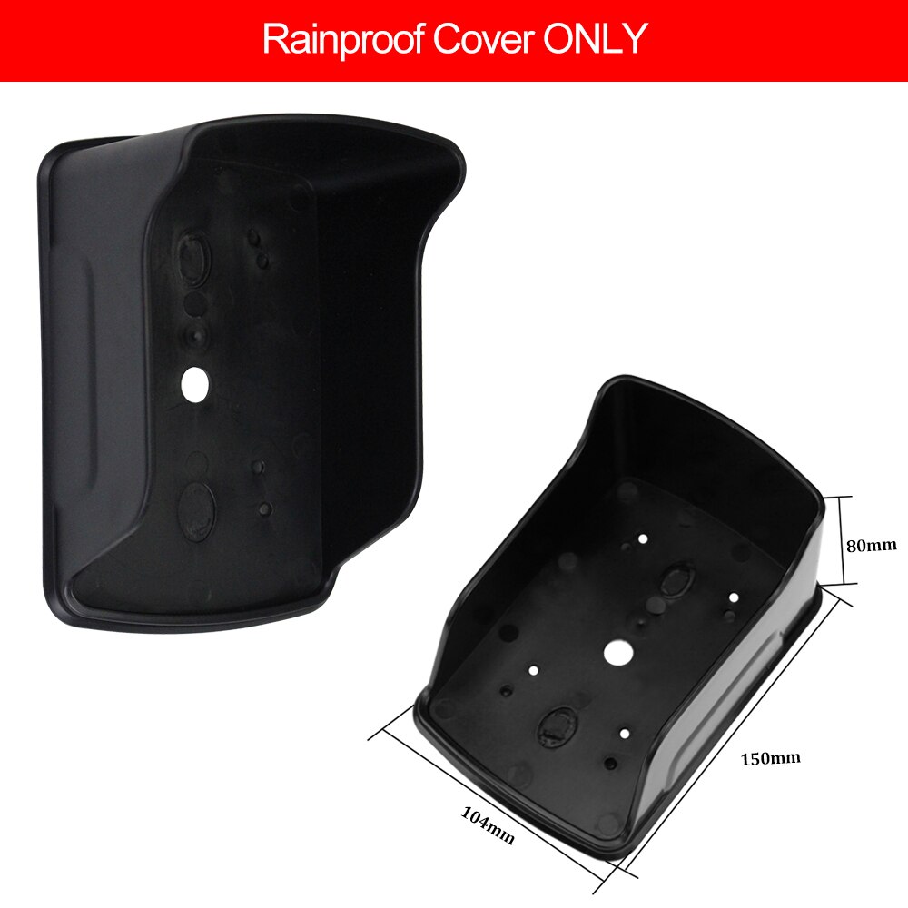 Metal Waterproof RFID 125KHz Standalone Access Control Keypad with Touch Screen Panel +Rainproof Cover-3000 Users: rainproof cover
