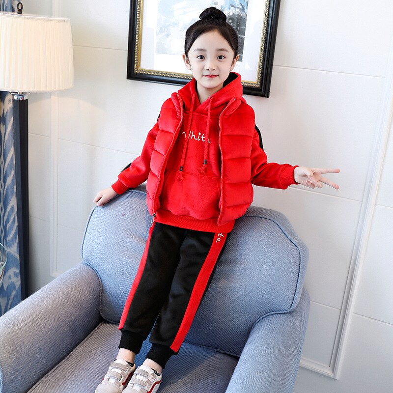 Meisjes Winter Jassen Warm Vest Voor Kinderen Kinderen Dikker Jassen Jas Mouwloos Vest Voor Tiener Meisje Uitloper