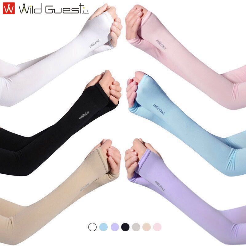 1 Paar Zon Arm Cover Fiets Mouwen Vissen Anti Ultraviolet Mouw Arm Cover Outdoor Rijden Arm Cover