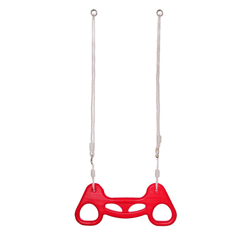 Swing Ring For Kids Trapeze Children Have Fun In Outdoor Playground Strength Training Rings Climbing Accessories: Red