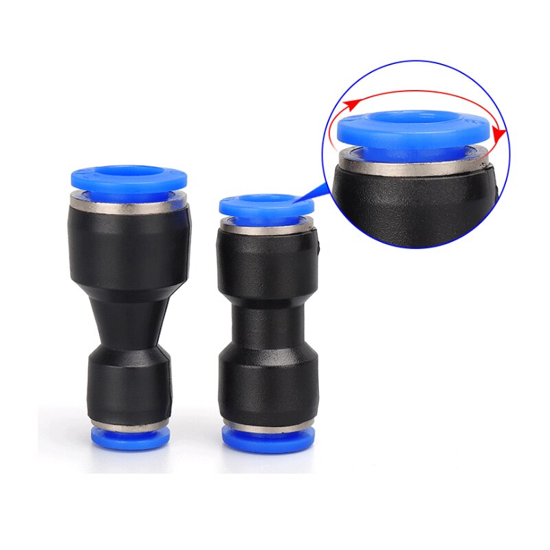 1PCS Pneumatic Fittings PU/PG 4mm 6mm 8mm Straight Push in Fitting Air Quick Connector Plug Socket Air Water Hose Tube Fittings