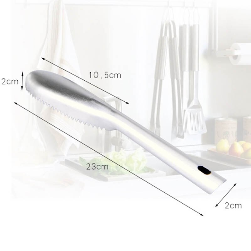 Stainless Steel Portable Fish Scale Brush 1 PCS Cleaning Scraper Kitchen Accessories Fish Skin Brushes Fast Remove Fish Scale: Default Title