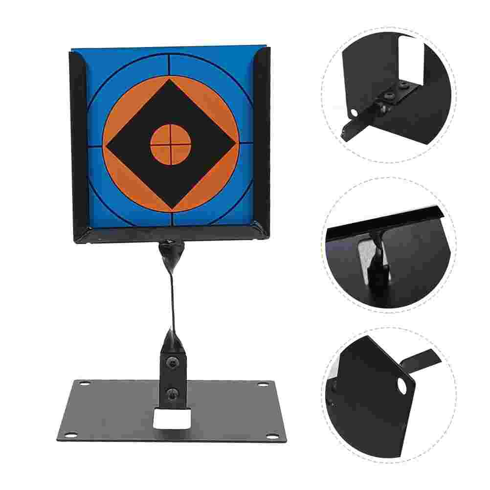 1 Set Stainless Steel Target Stand Stable Shooting Training Target Stand Target Paper Holder