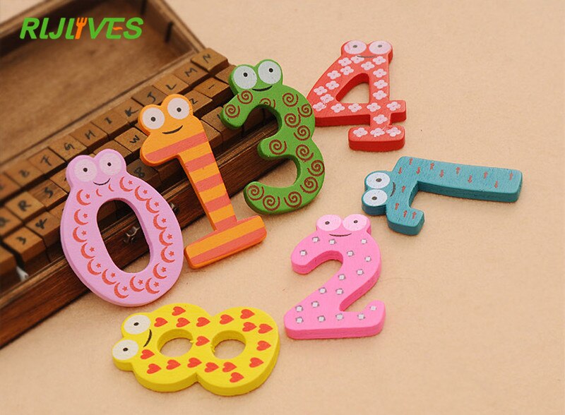 /Houten Kleurrijke Cartoon Magneten/Koelkast sticker/leuke Magnetische sticker/Super 10 stks/set