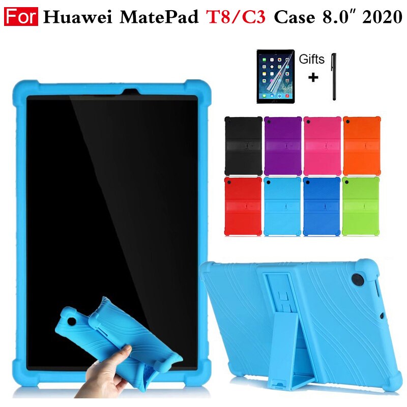 robić Huawei MatePad T8 Obudowa 8.0 2020 futerał silikonowy T8/C3 8.0 pokrowiec na tablet silikonowy dla dzieci