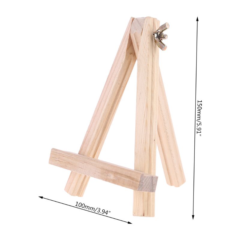 Caballete de madera para mesa, caballete para artista, pintura artesanal, soporte de madera para decoración de fiestas L41F