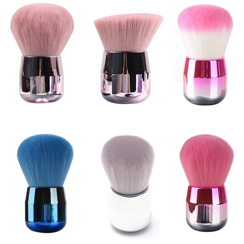 1 Stück Profis NäGel Kunst Pilz Pinsel runde Farbe Gel Staub reinigung machen-hoch Pinsel Manikübetreffend Zubehör Ausrügestochen Werkzeuge