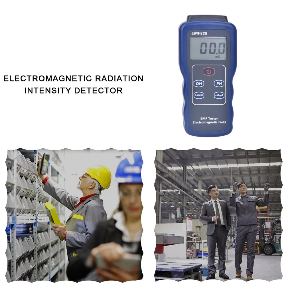Elektromagnetische Veld Straling Meter Emf Meter Handheld Teller Digitale Dosimeter Lcd Detector Maatregel Voor Elektrische Veld
