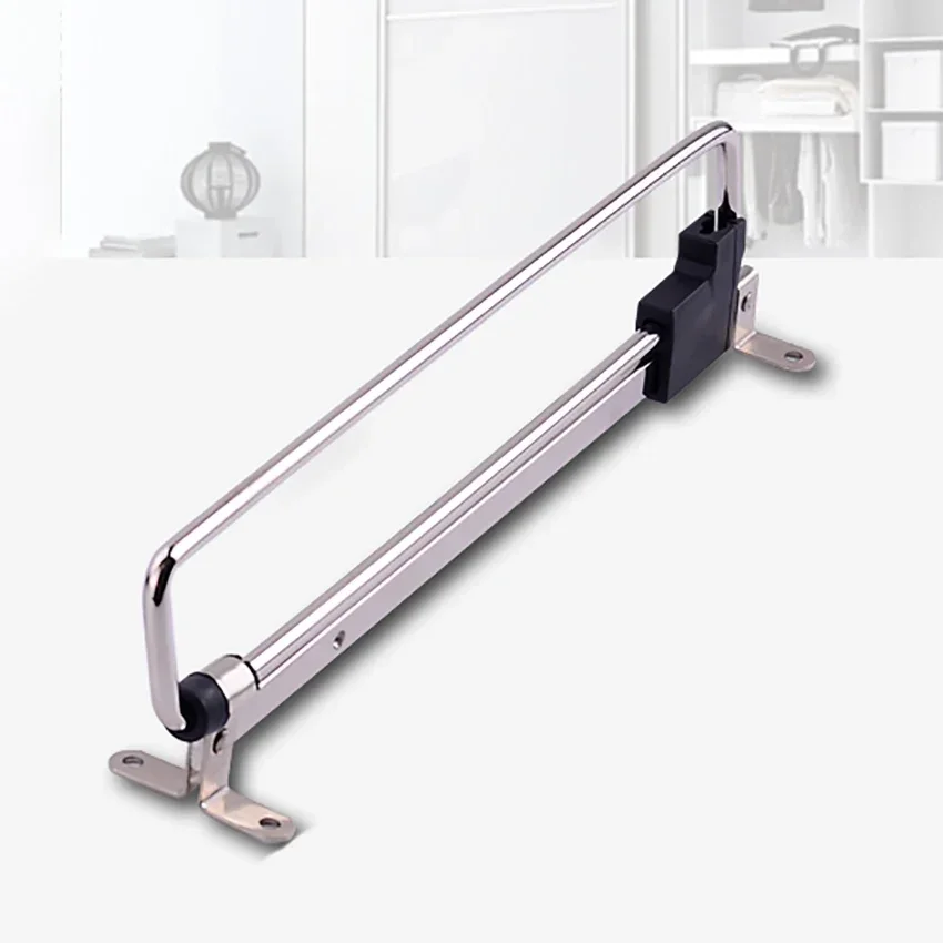 Cintre Rétractable Réglable pour Vêtements, R64.Armoire à Tirer, Rail de Placard, Tiges de Placard, , EvaluT1