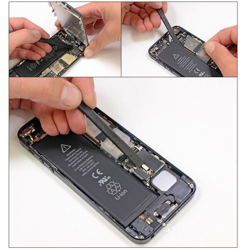 UANME Black 6in Durable Anti-static Spudger ESD Safe Heavy Duty Plastic Spudger Mobile Phone Opening Repair Tool for Cell phone