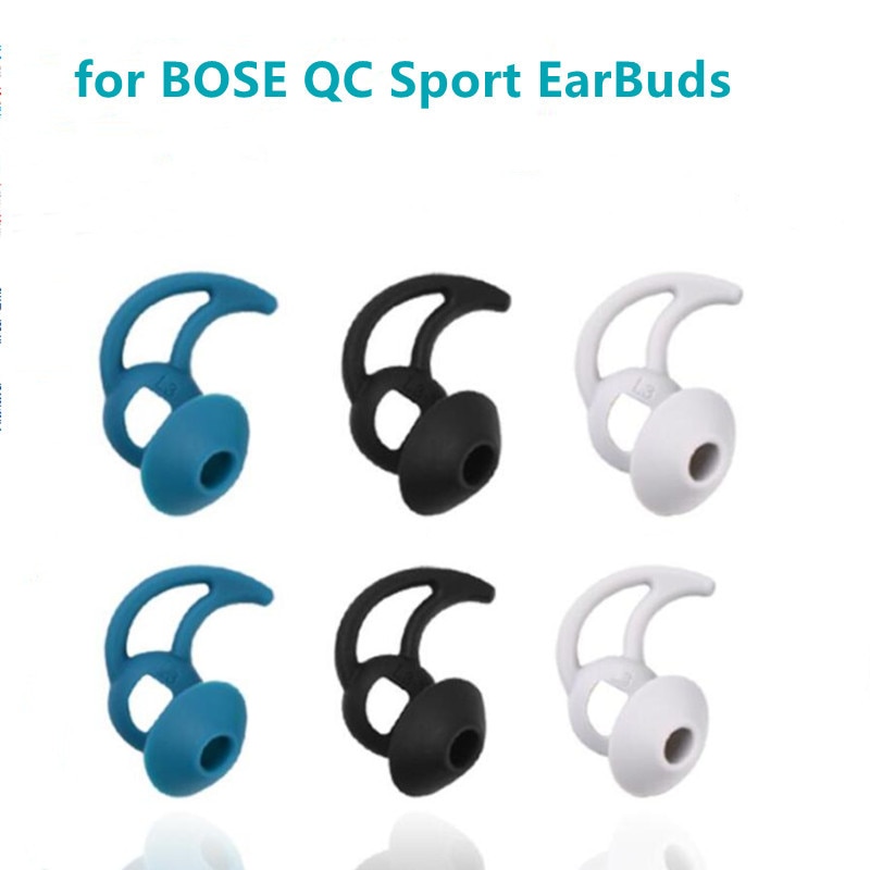 6 Stuks Siliconen Oordopjes Vervanging Oor Gels Voor Bose Quietcomfort Noise Cancelling Oordopjes-True Draadloze Koptelefoon Oordopjes Bud