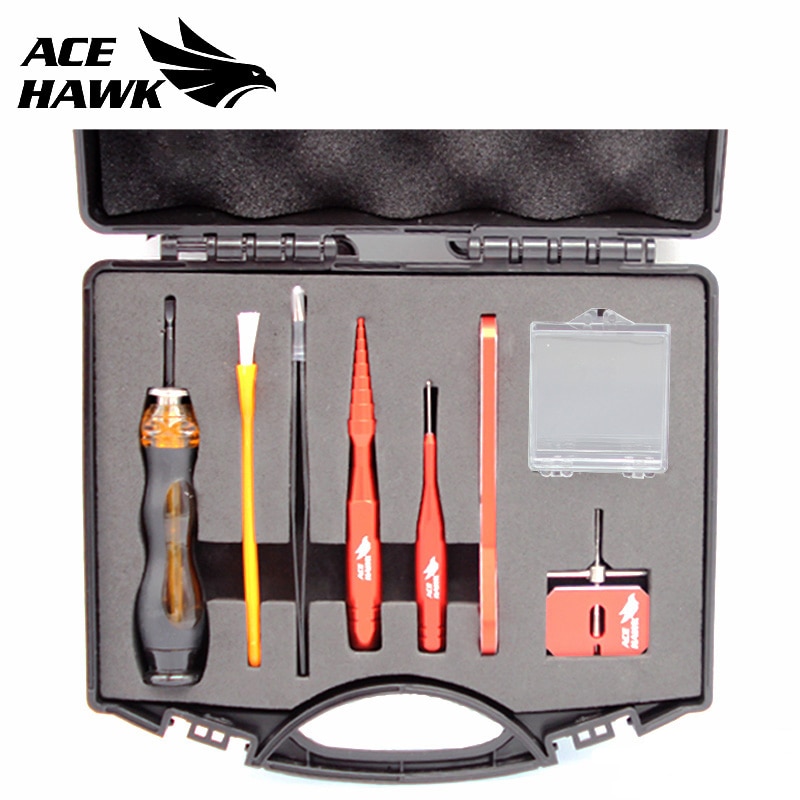 9pcs/Box Repair Tools Kits Casting Fishing Reel Maintain Set Bearing Remover Check Tackle Disassembling Device Pin China Cheap