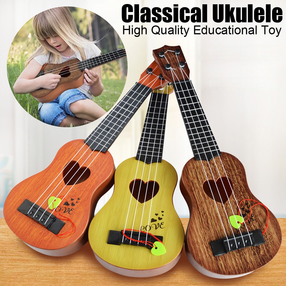Jaar Cadeau Voor Kinderen Beginner Klassieke Ukulele Gitaar Educatief Muziekinstrument Speelgoed Voor Kinderen Vroege Onderwijs