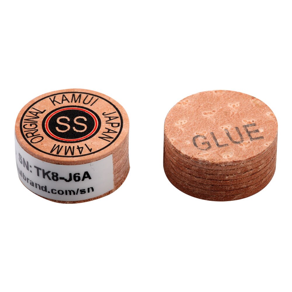 Pointe de billard originale japonaise KAMUI, 11mm/14mm, 6/8 couches H/M/S/SS, 1 pièce, accessoires de billard: SS-14mm-yellow