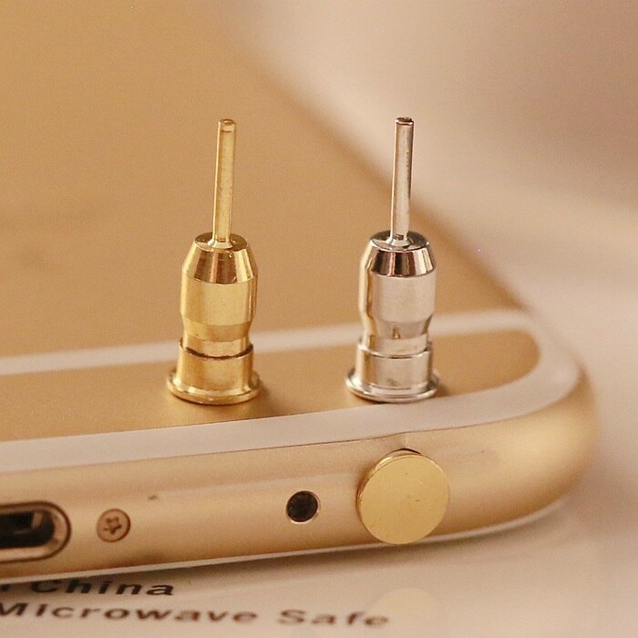 Stofdicht Plug Voor Iphone Smart Phone Anti Dust Plug 3.5 Mm Koptelefoon Jack & Sim-kaart Naald Mobiele telefoon Tool Tray