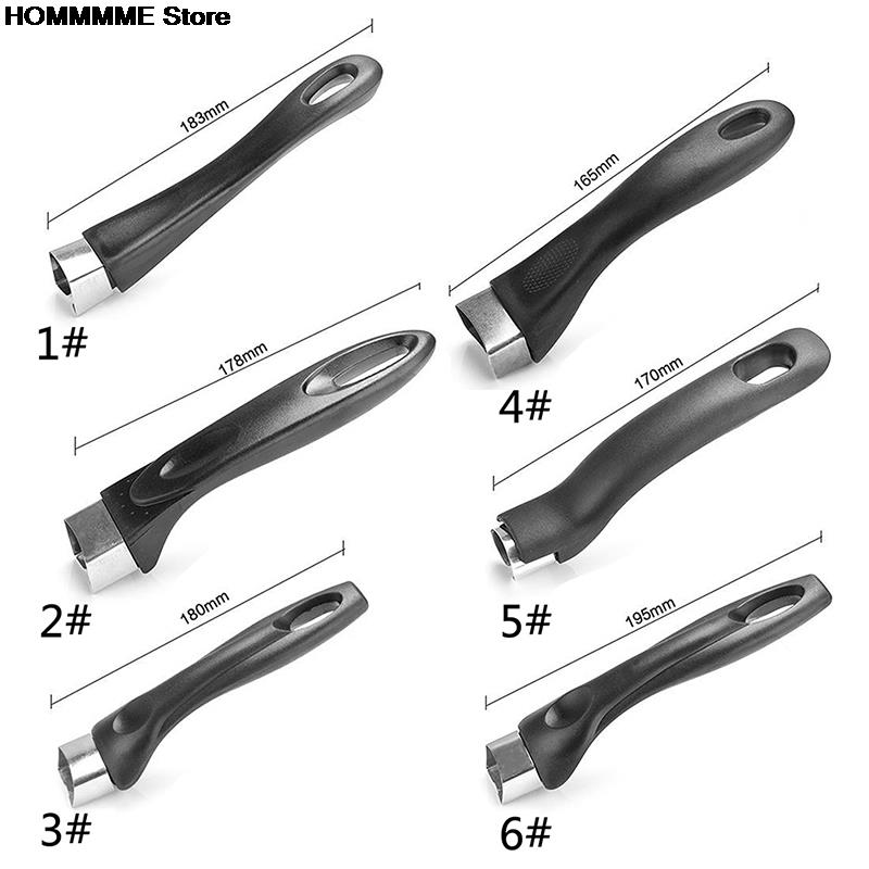 Verwijderbare Pot Handvat Huishouden Lange Anti Brandwonden Duurzaam Pan Vervanging Bakeliet Grip Universele Ergonomische Keuken Accessoires