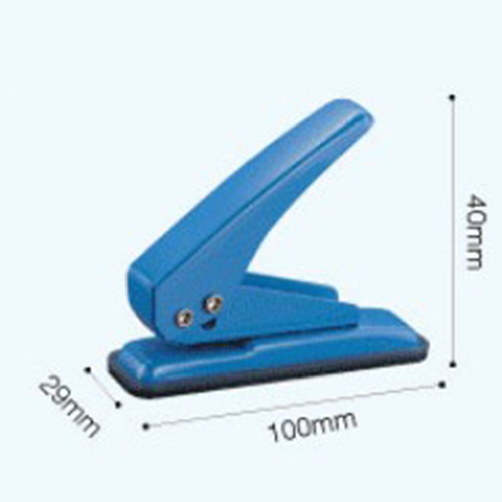 single Holes Paper Puncher 9190 Standard Punch, Adjustable Desktop Hole Punch, 20 Sheets Capacities