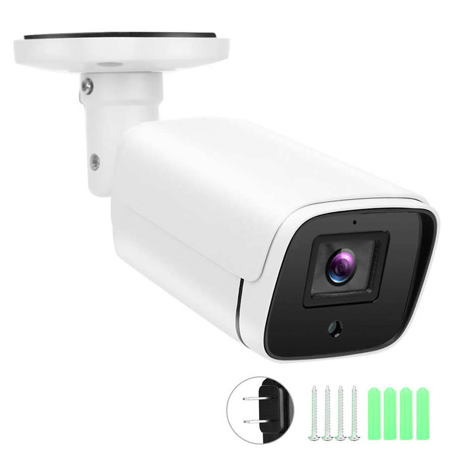 Udendørs kamera 1080p ahd cctv kamera ir natvisning vandtæt pir detektion 5mp cam  ac100 v- 240v sikkerhedskamera: Stil 1