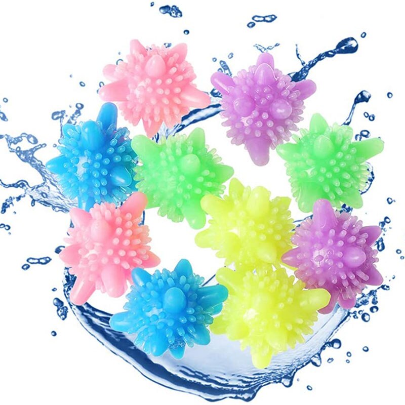 4/6/8Pcs Washer Balls Magic Laundry Balls Washing Ball Laundry Scrubbing Balls for Household Cleaning Washing Machine Clothes