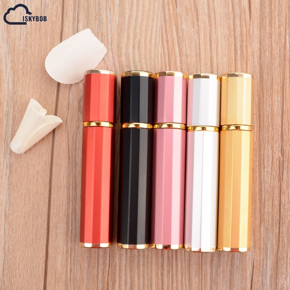 Neue 8 ml Polygon Aluminium Nachfüllbar Parfüm sprühen Leere Kosmetische Behälter für Frau Mädchen Verpackung Veranstalter Reisen Zubehör