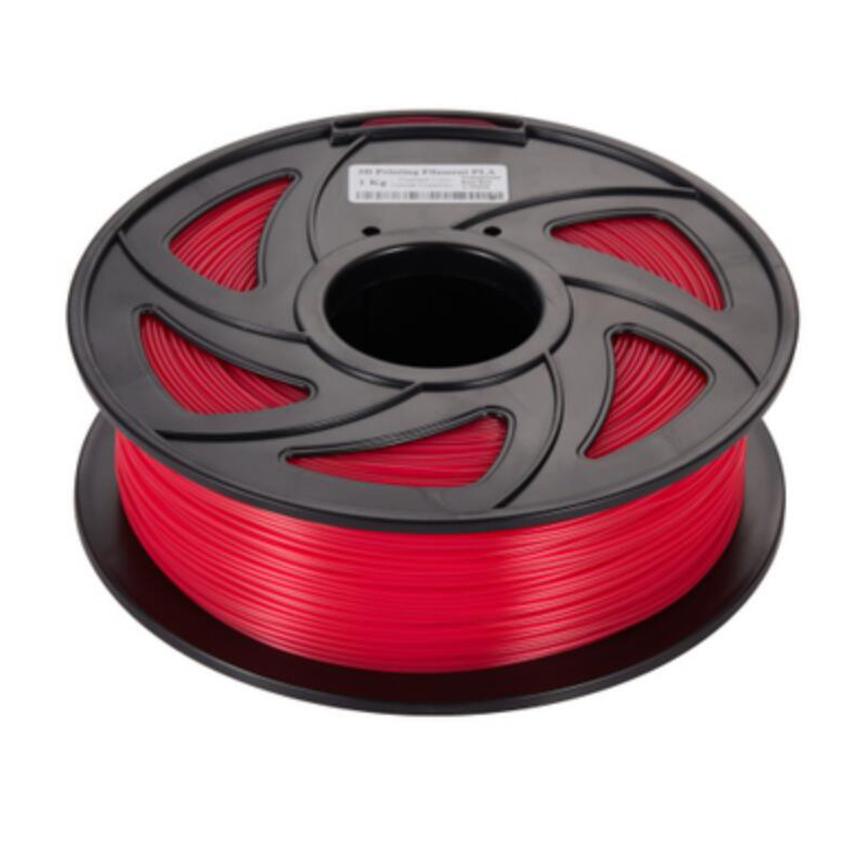 Filament pour imprimante 3D CTC 1.75 1KG PLA | de supérieure, ABS bois TPU PetG PP PC matériaux de Filament en plastique pour RepRap: transparent red