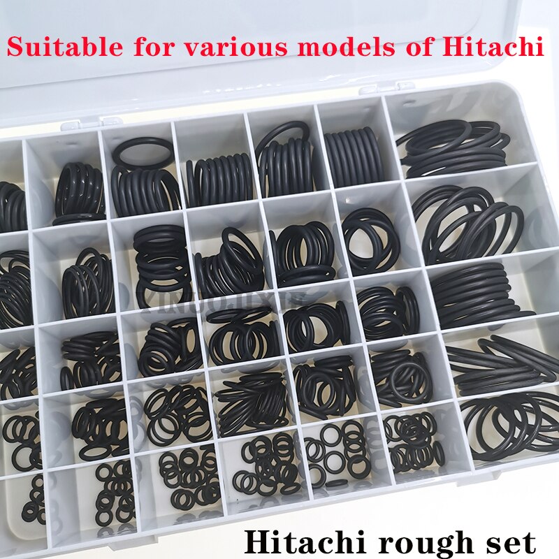 Excavator Hitachi high temperature rubber ring seal ring O-ring repair box repair kit O-shaped oil seal ring accessories: coarse