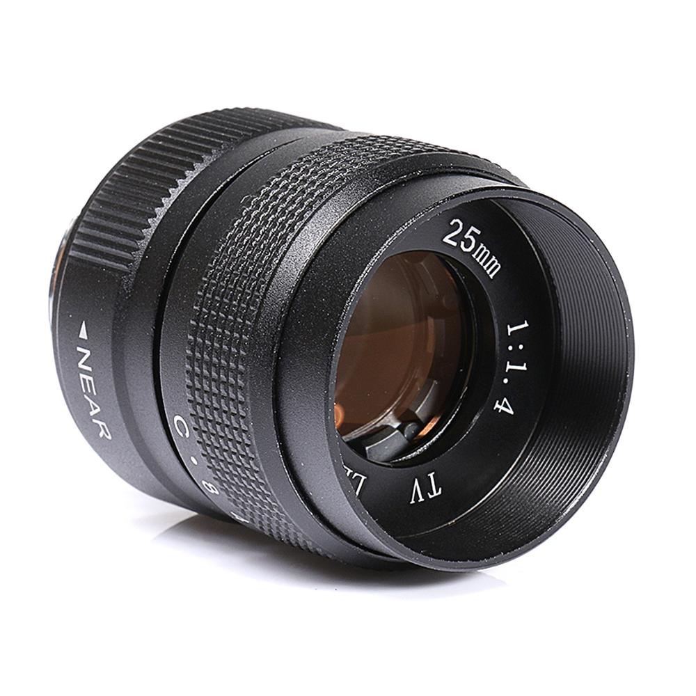 Fujian 25Mm F/1.4 APS-C Cctv Lens + Adapter Ring + 2 Macro Ring Voor P Anasonic/O Lympus Micro4/3 M4/3 Mirroless Camera