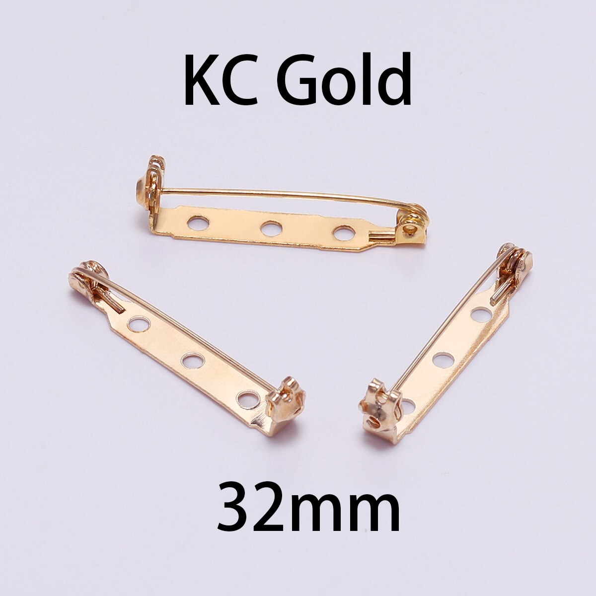 Brooch Base 20pcs/lot 20 25 32mm Brooch Base Back Bar Badge Ho... – Vicedeal