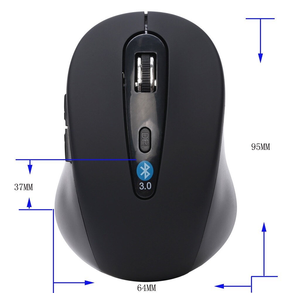 Wireless Mini Bluetooth 3.0 6D 1600DPI Optical Gaming Mouse Mice for Laptop Mini Laptop Notebook Office Gaming Mouse#T2