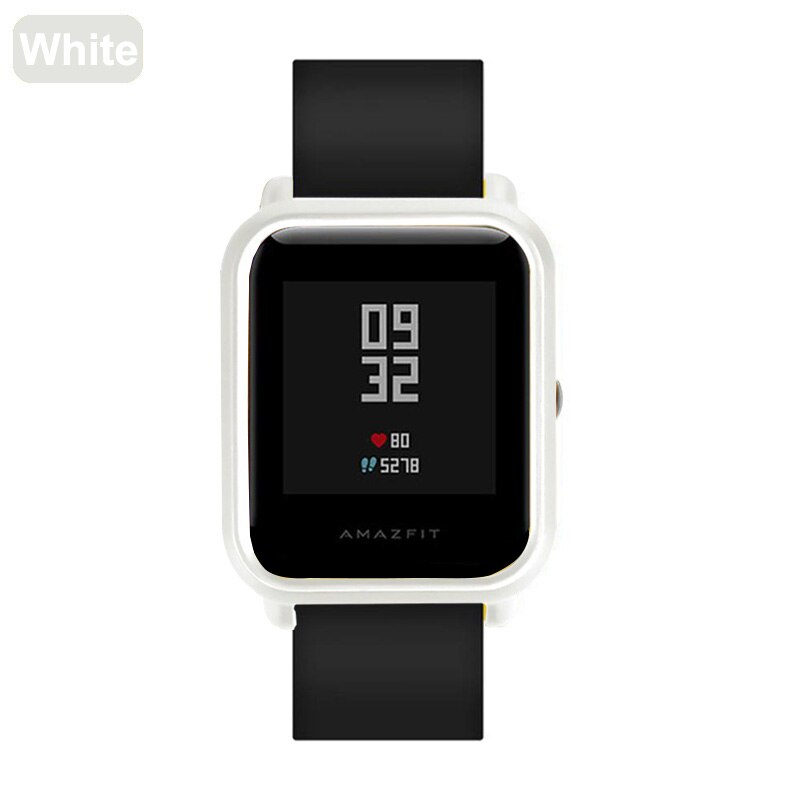 XShum Amazfit bip pokrowiec na akcesoria Xiaomi amazfit bip osłona na zderzak osłona ochronna: White