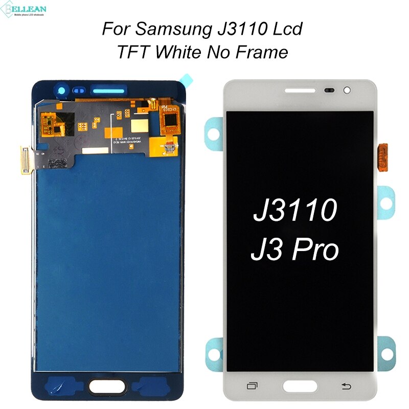 1pz 5.0 pollici OLED Catteny J3110 Schermo per Samsung galassia J3 pro Schermo Lcd con tocco schermo Digitizer assemblaggio trasporto libero: TFT Adjustable bianca