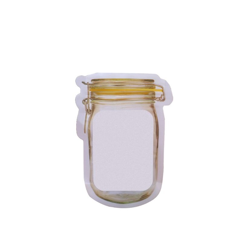 Reusable Mason Jar Bottle Bags Zipper Seal Lock Food Saver Storage Fresh Pouch: B