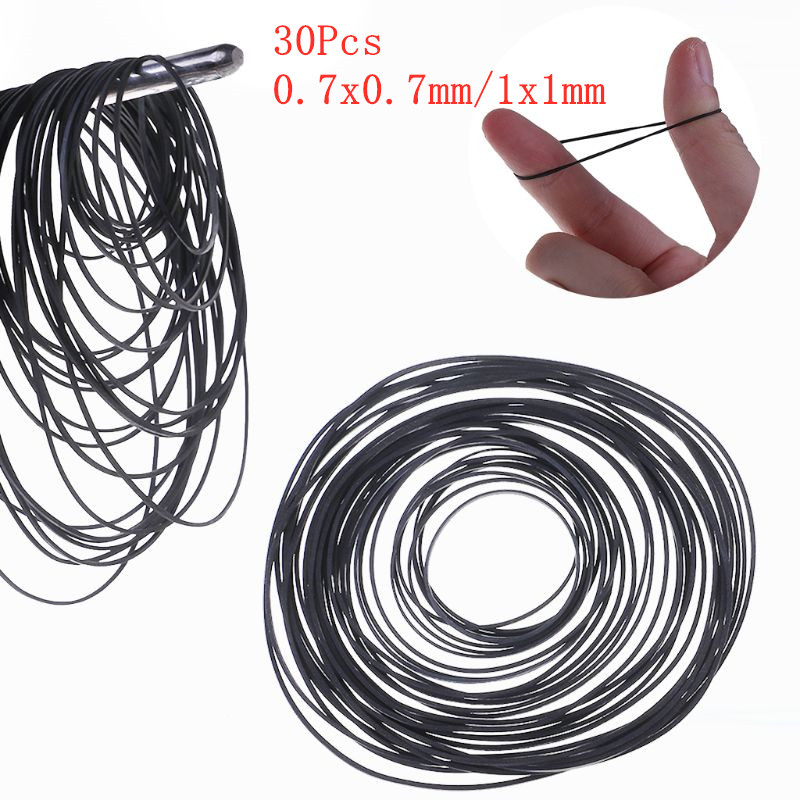 30 Stuks 0,7X0,7 Mm/1X1Mm Mix Cassette Band Riem Diverse Gemeenschappelijke Riem Pro Voor Recorders CD-ROM Videomachines Walkman Dvd Drive