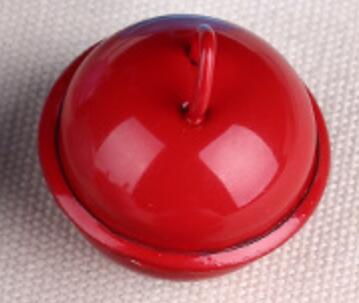 Cloches colorées pour chat Gog Pet | Gros clochette Jingle pour fête, décoration, artisanat bricolage, 10 pièces/lot, de 22mm: red