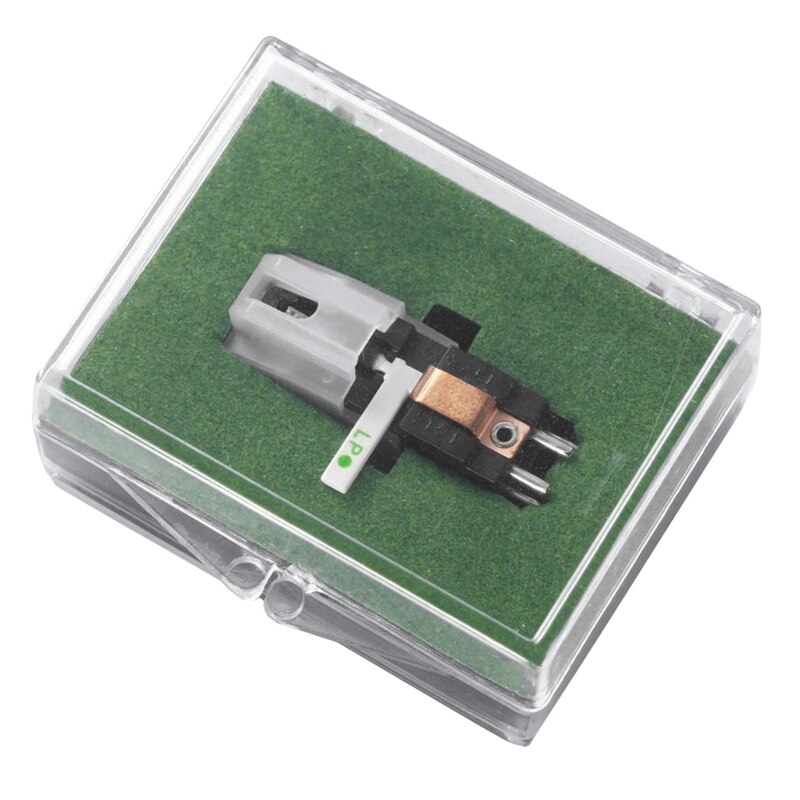 Ruby and Sapphire Dual Needle Stereo Stylus Turntable Cartridge Pickup Accessory for Record Player,Magnetic,Phonograph: Default Title