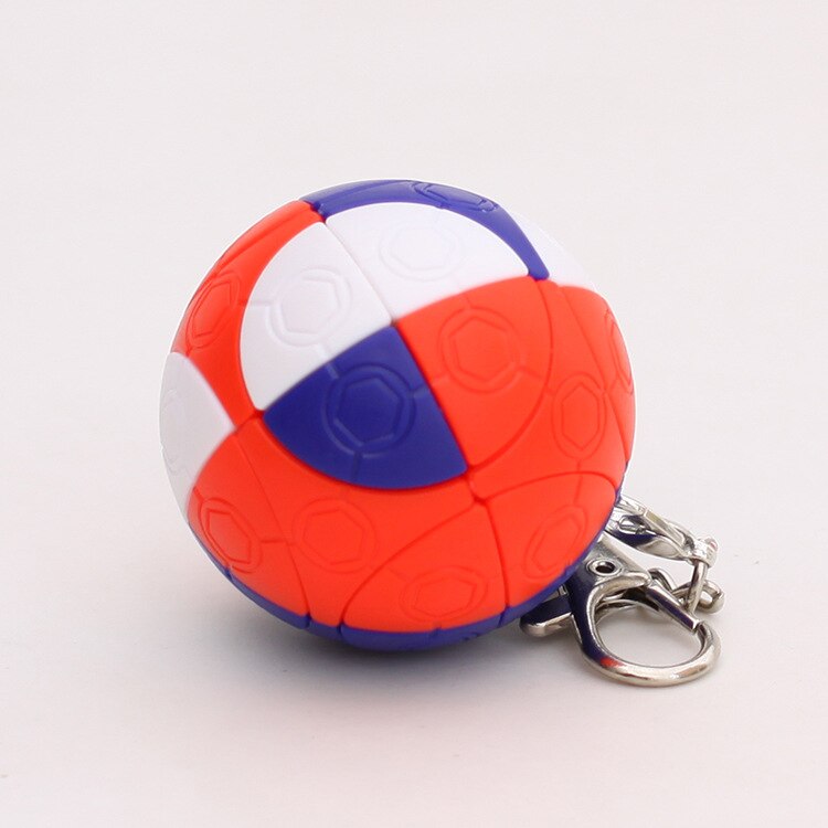 Mini Ball KeyChain Cube 50 g Mini Twist Magic Cube Toys Smart Key Ring Learning Toys for Children: three colors