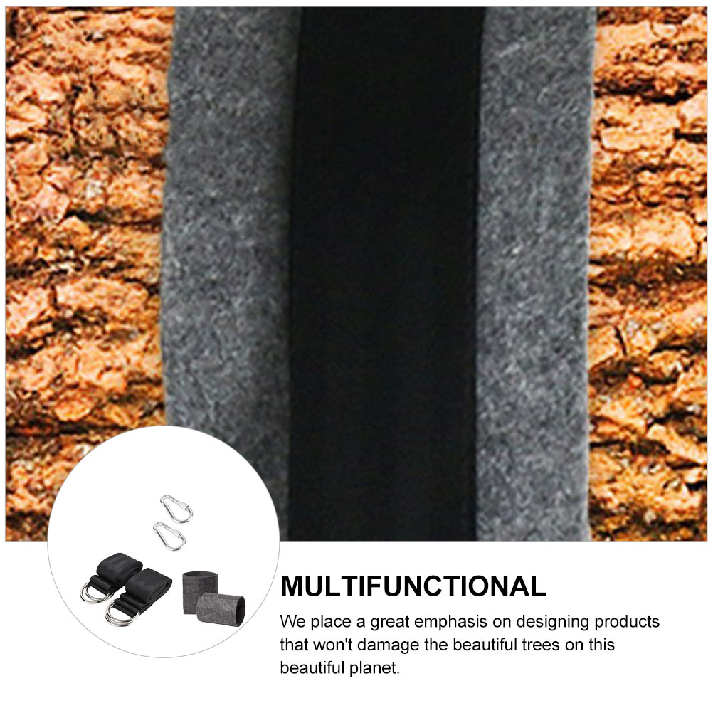 1 Set Tree Swing Hanging Kit Tree Swing Straps Hammock Straps With Loops