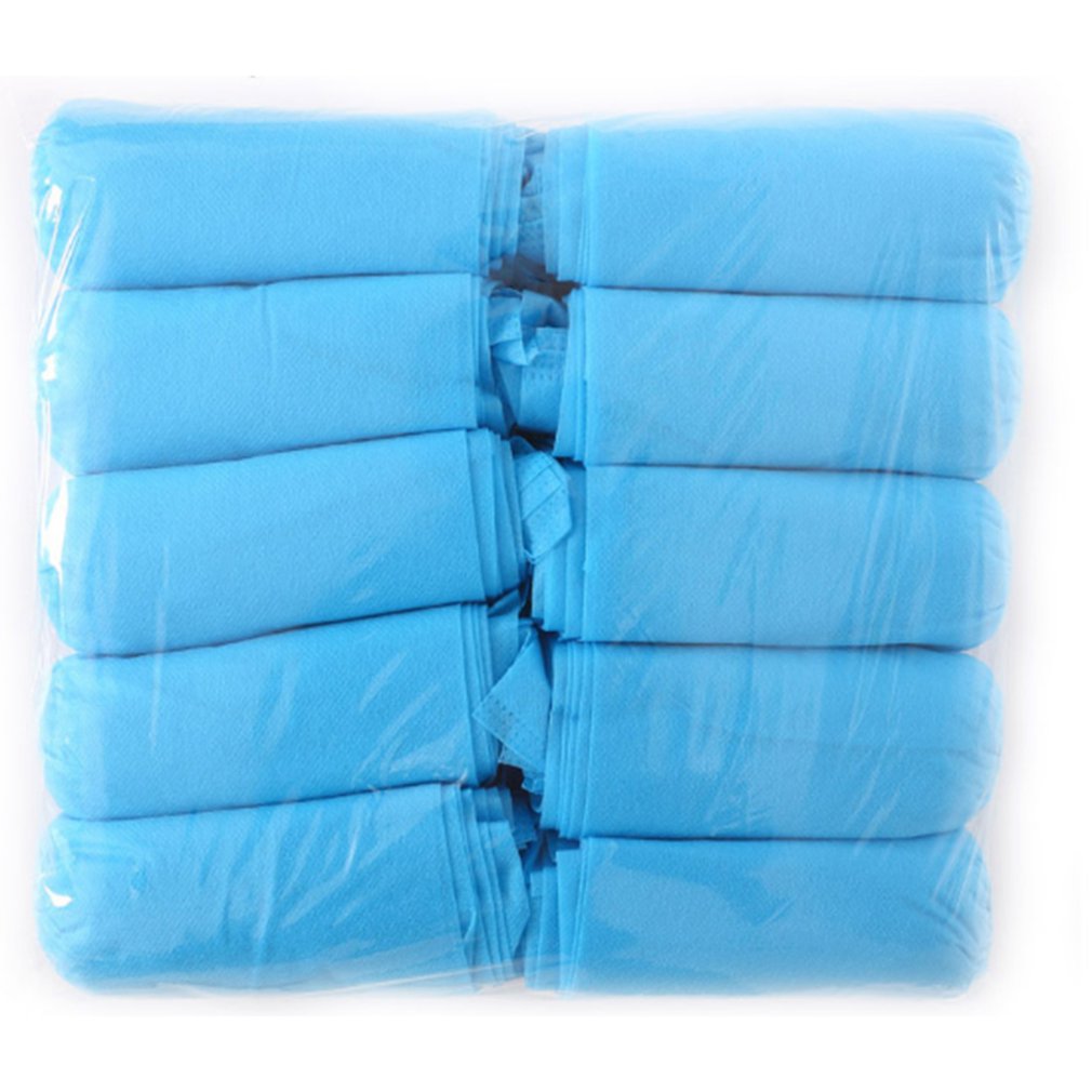 100 stuks verdikking schoenovertrek antislip schoenovertrek schoenovertrekken non-woven wegwerp antislip schoenovertrek laarsje 100 stuks